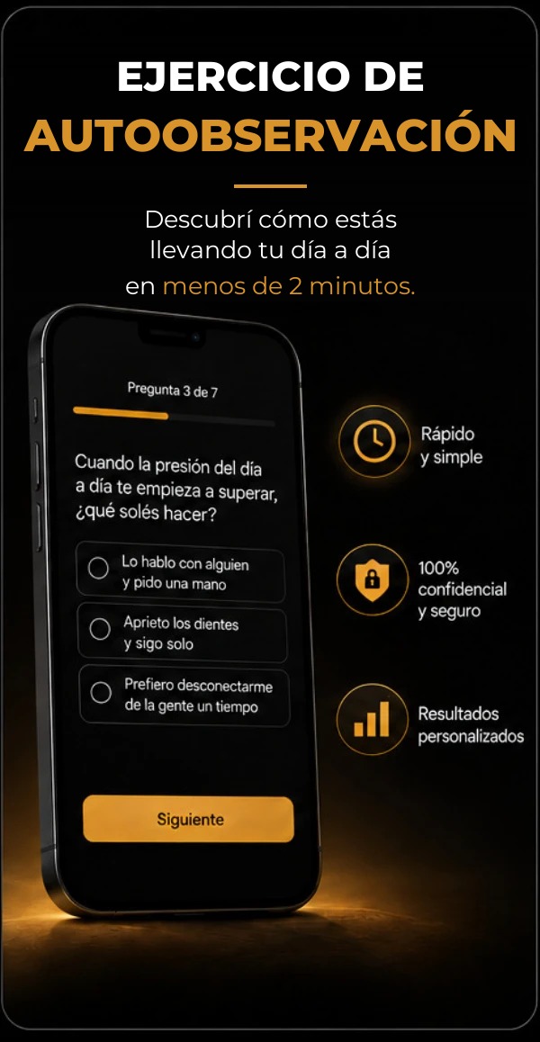 Ejercicio de autoobservación: descubrí cómo estás llevando tu día a día.